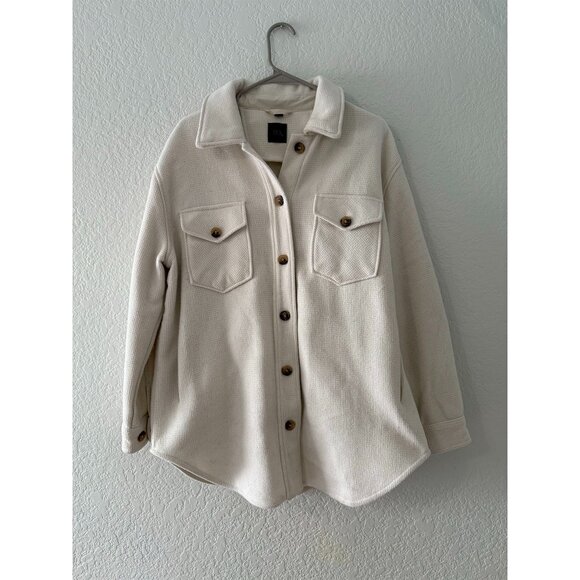 RDI Ivory Shacket - Size L - Picture 1 of 7